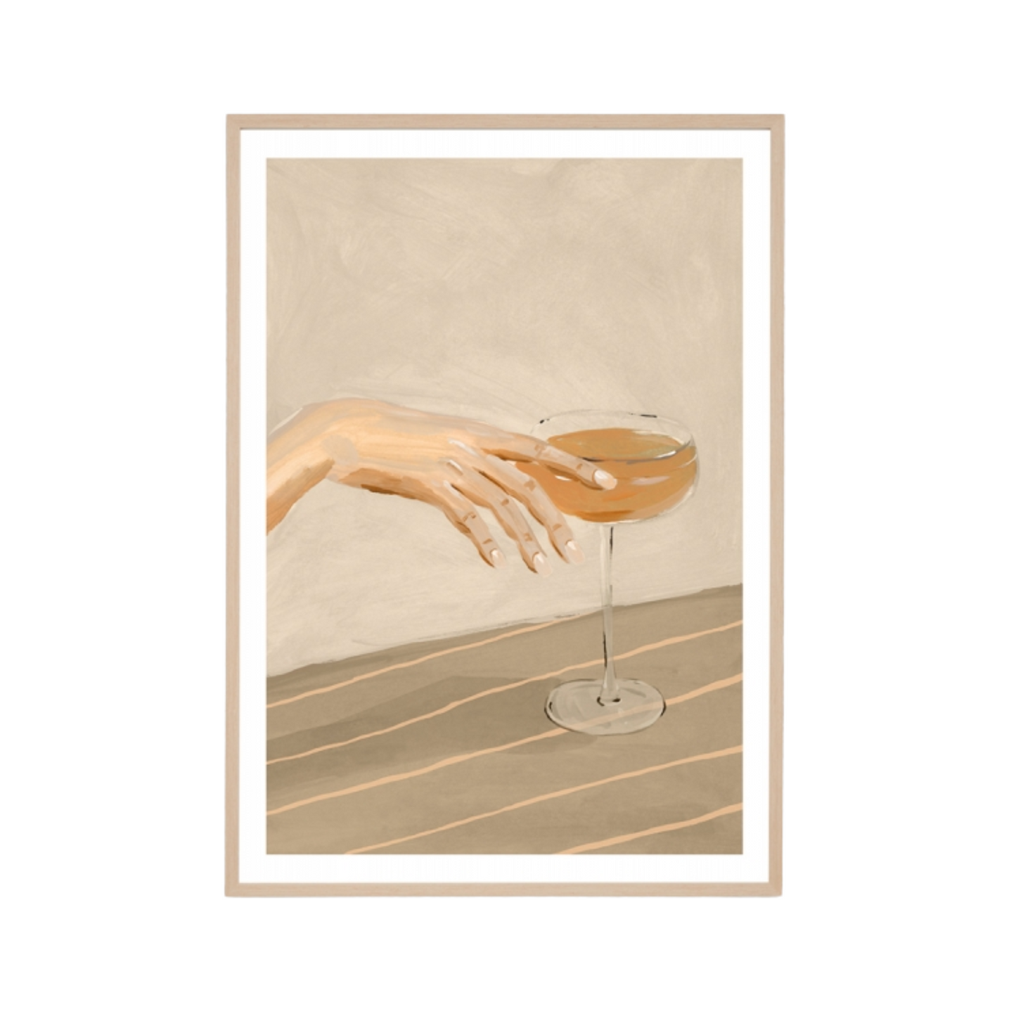 Tipple Time | French Martini | Framed Print