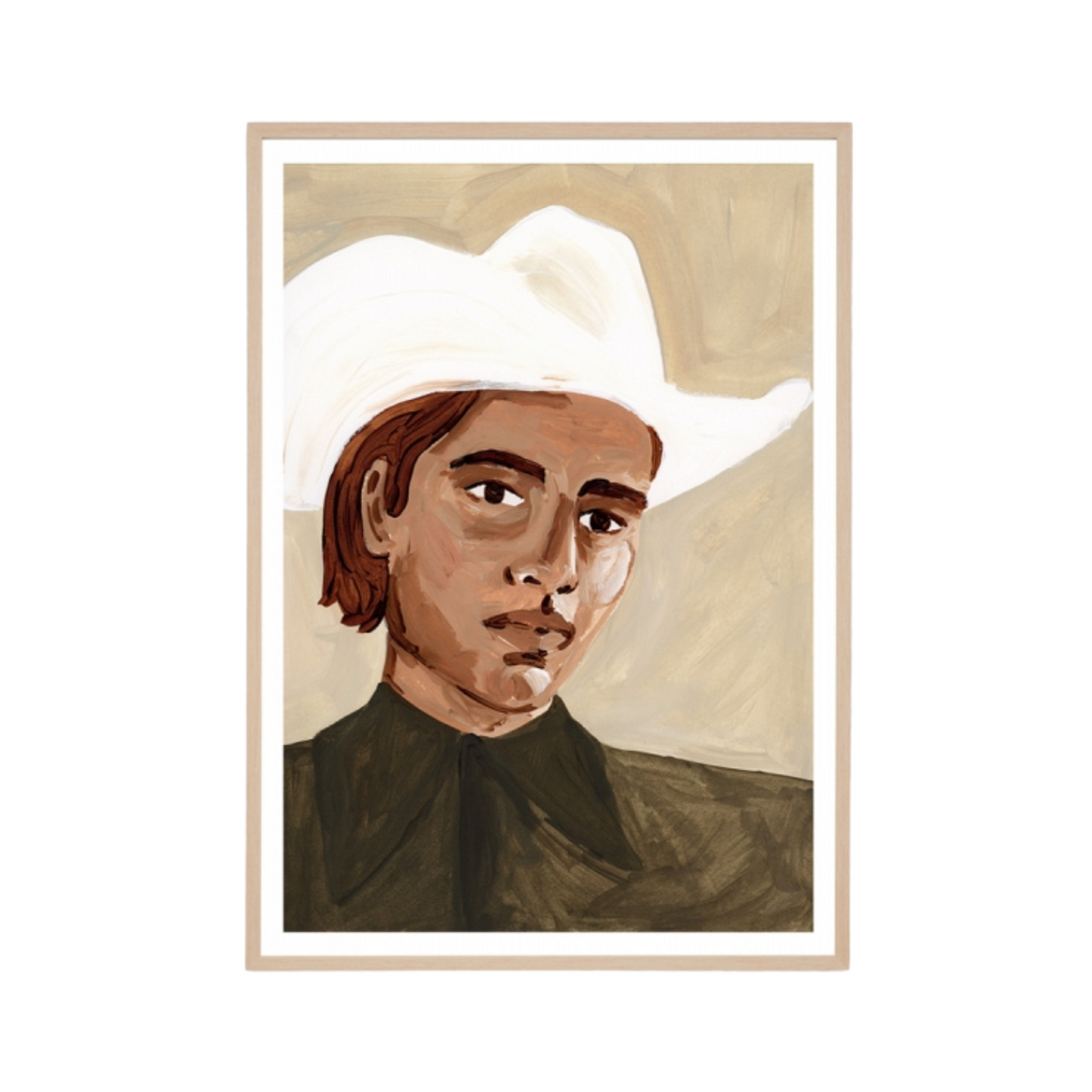 Wild One | Olive | Framed Print