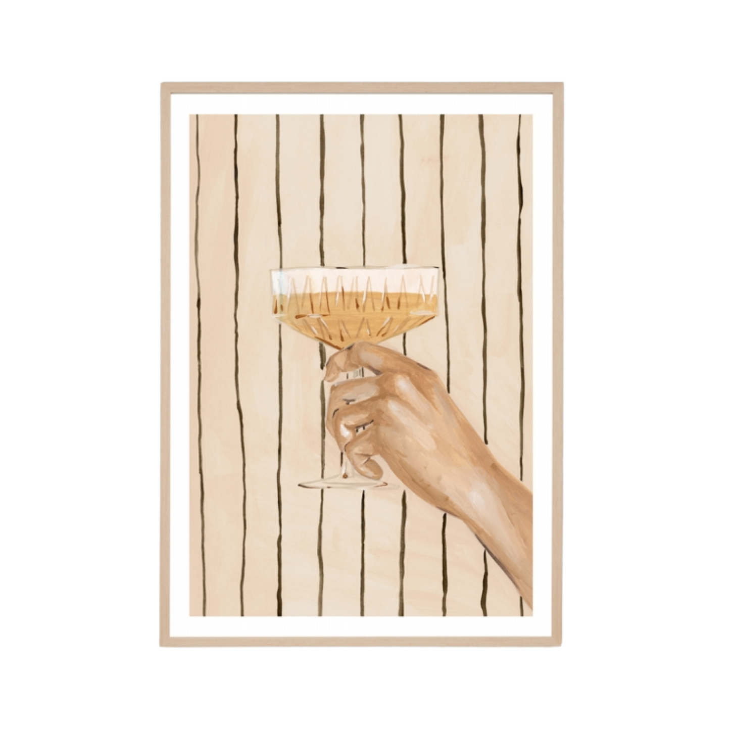 Tipple Time | Champagne | Framed Print
