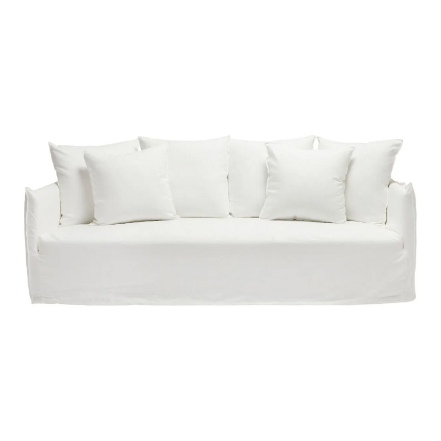 Havre Linen Slipcover Sofa - 3 Seater