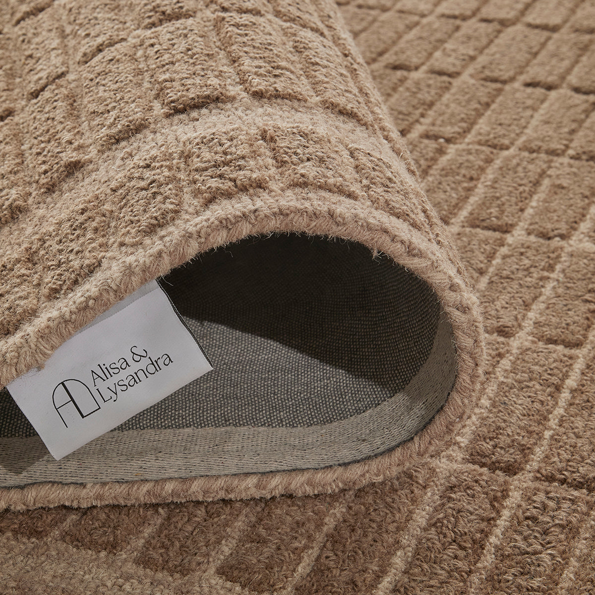 Alisa & Lysandra Marlow Mocha Runner Rug
