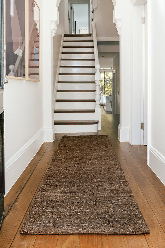 Pebble Brown Runner Rug