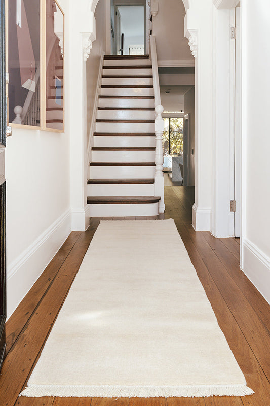 Earthbound Cream Runner Rug