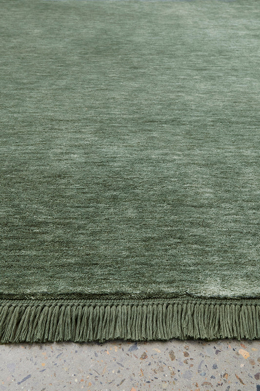 Earthbound Sage Green Runner Rug