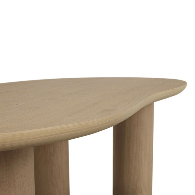 GlobeWest | Seb Curve Dining Table | Oak