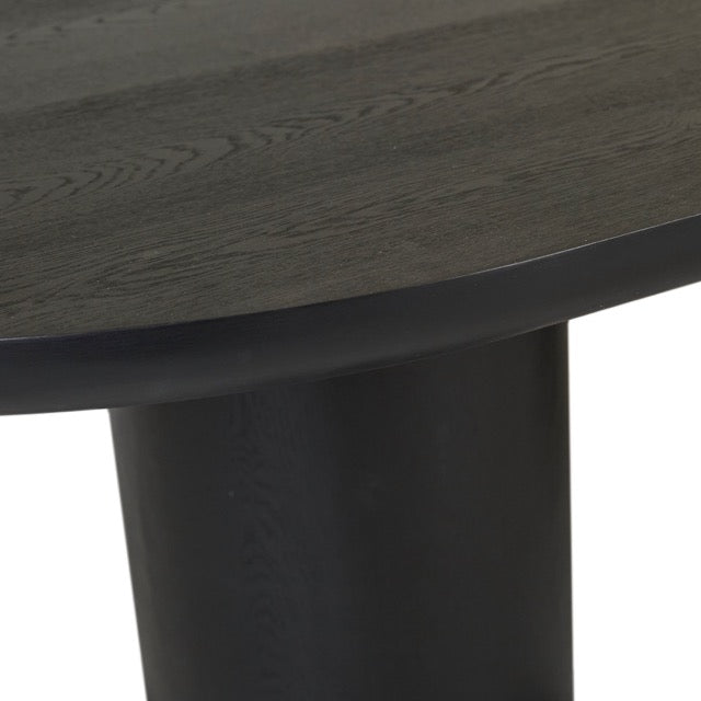 GlobeWest | Seb Oval Dining Table | Black Oak