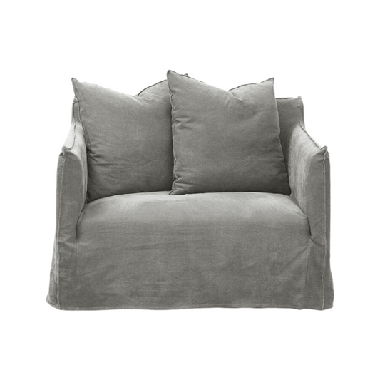 Havre Linen Slipcover Sofa - 1.5 Seater