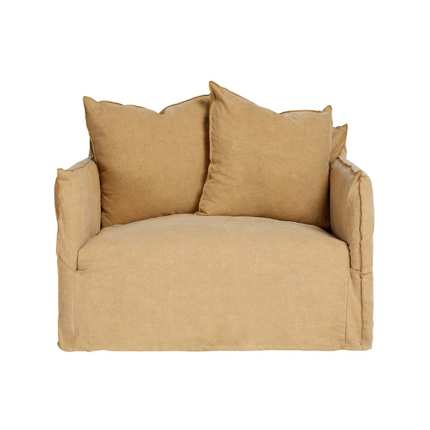 Havre Linen Slipcover Sofa - 1.5 Seater