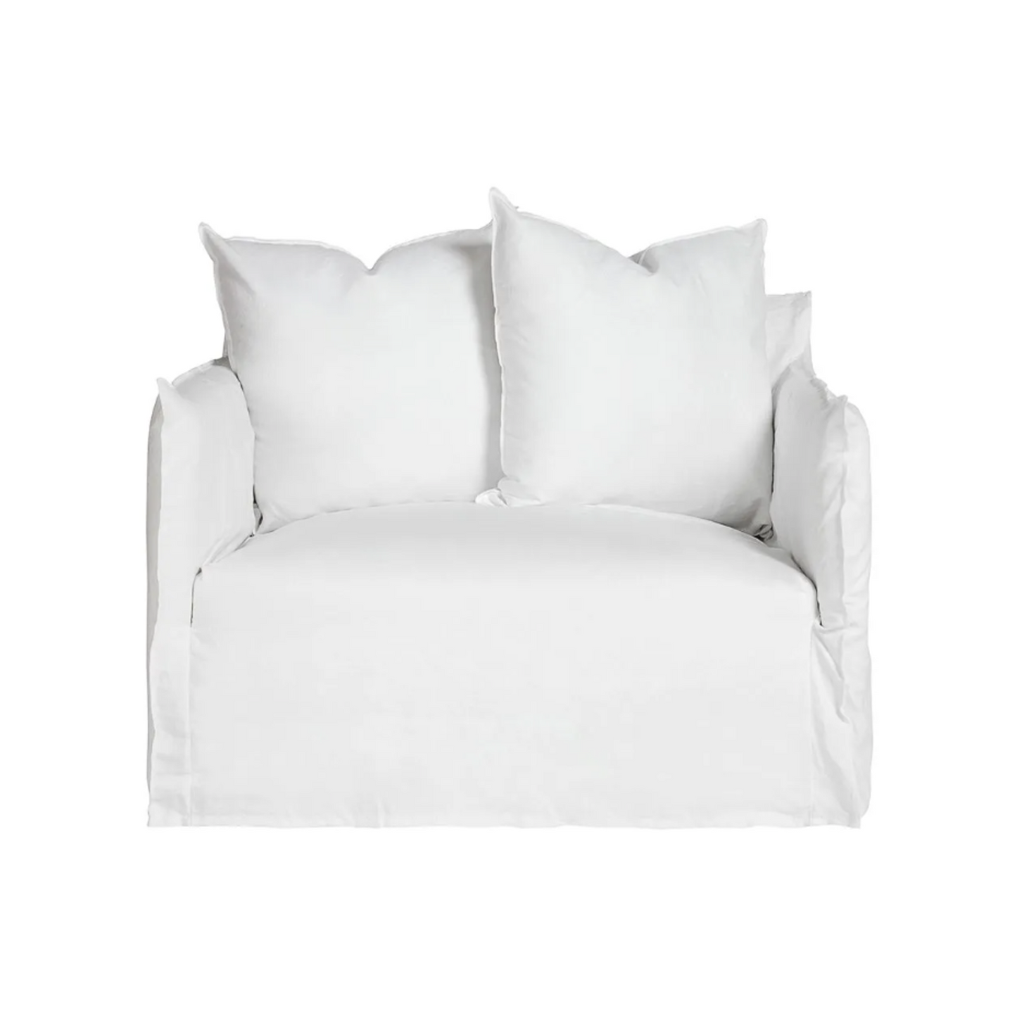 Havre Linen Slipcover Sofa - 1.5 Seater