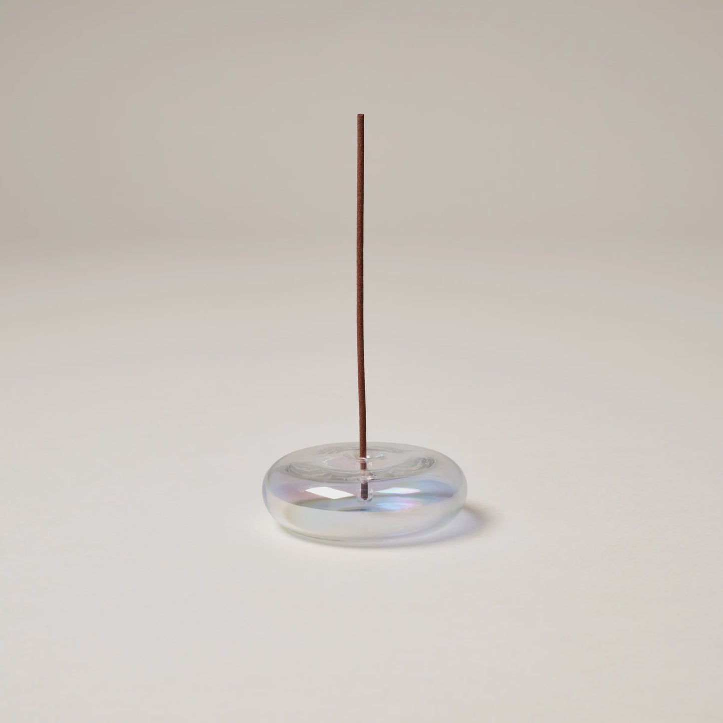 Iridescent Glass Incense Holder