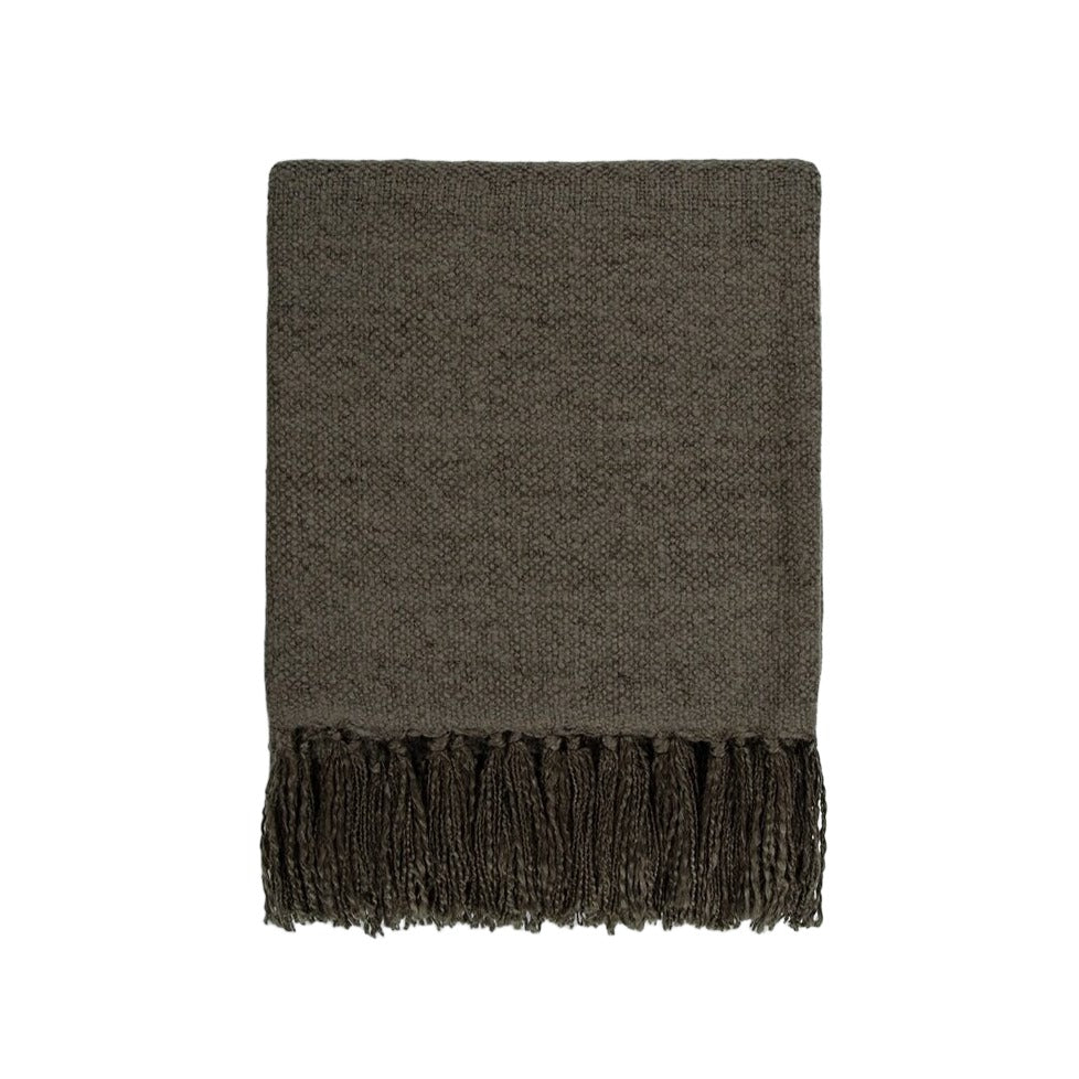 Traeger Throw⎮Dark Olive | Shop Throws Online | Sunday Society