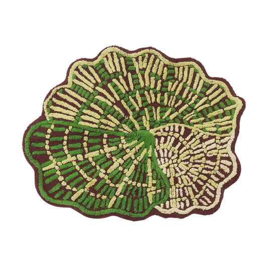 Claudelle Bath Mat | Garnet