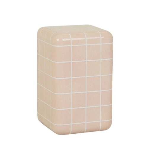 GlobeWest | Seville Tile Side Table | Pink Glaze