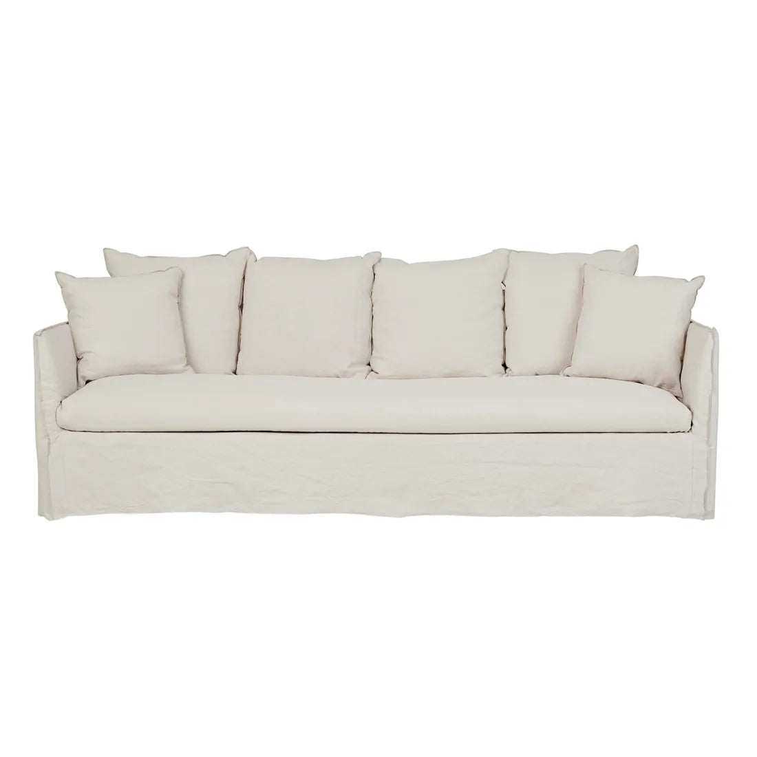 GlobeWest | Vittoria Slip Cover 4 Seater Sofa