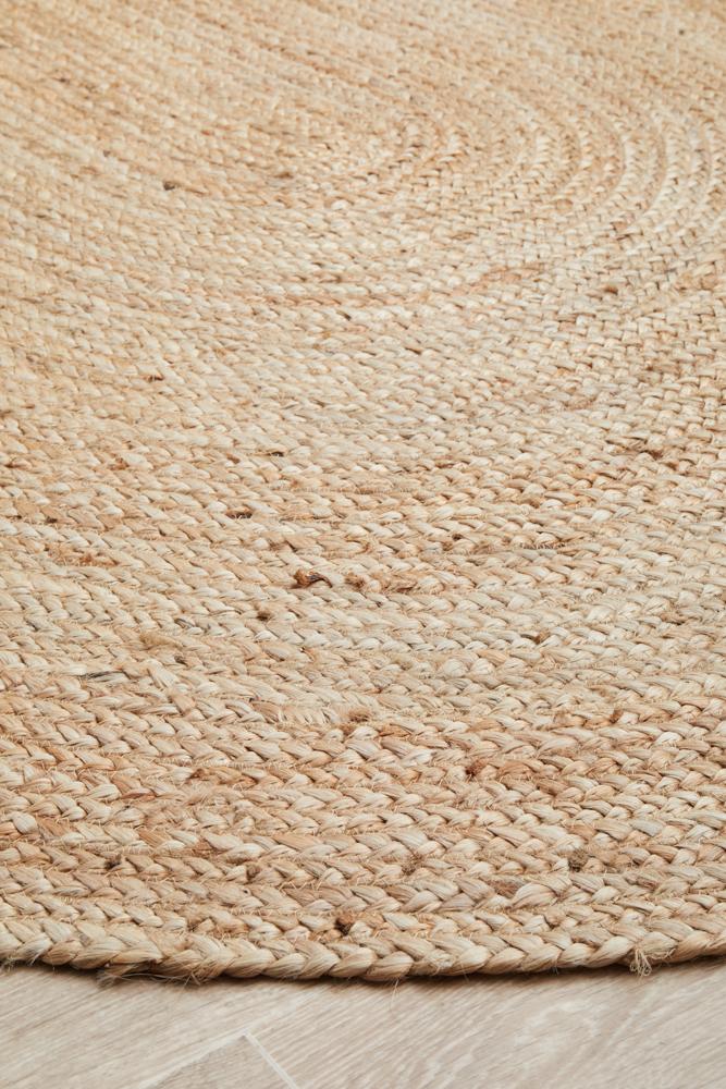 Manly Natural Oval Rug