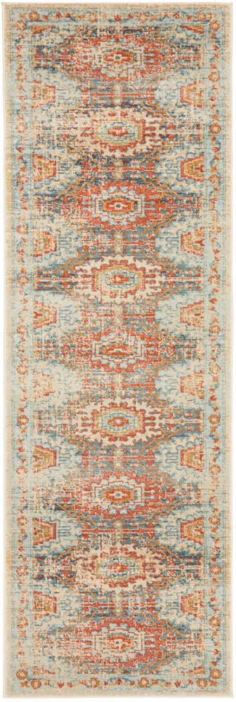 The Euro Blue Runner Rug