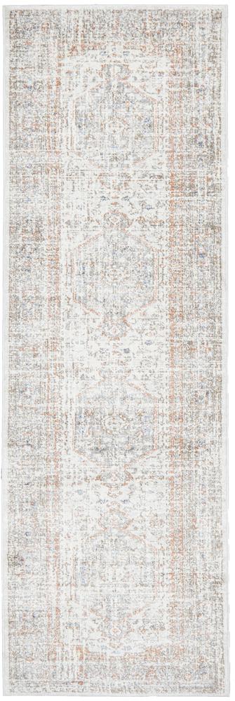 Park Lane Peach Silver Runner Rug