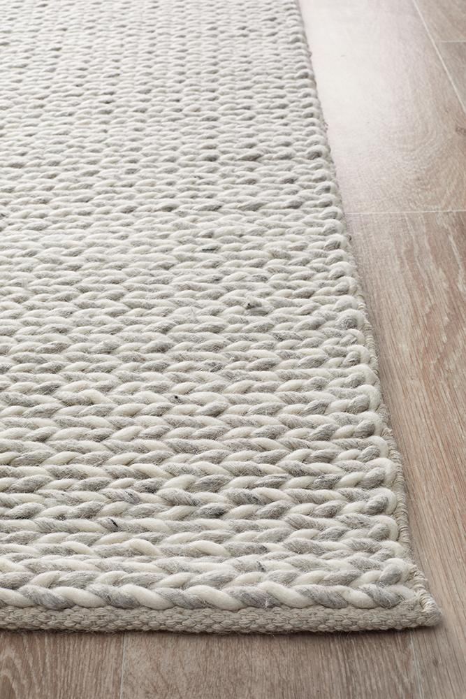 Gallery Wool Silver Rug