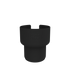 Car Cup Holder Expander -  Midnight (Black)