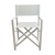 Outdoor Aluminium Directors Chair | White