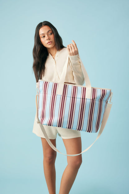 Cooler Base⎮Printed⎮Mulberry Stripe
