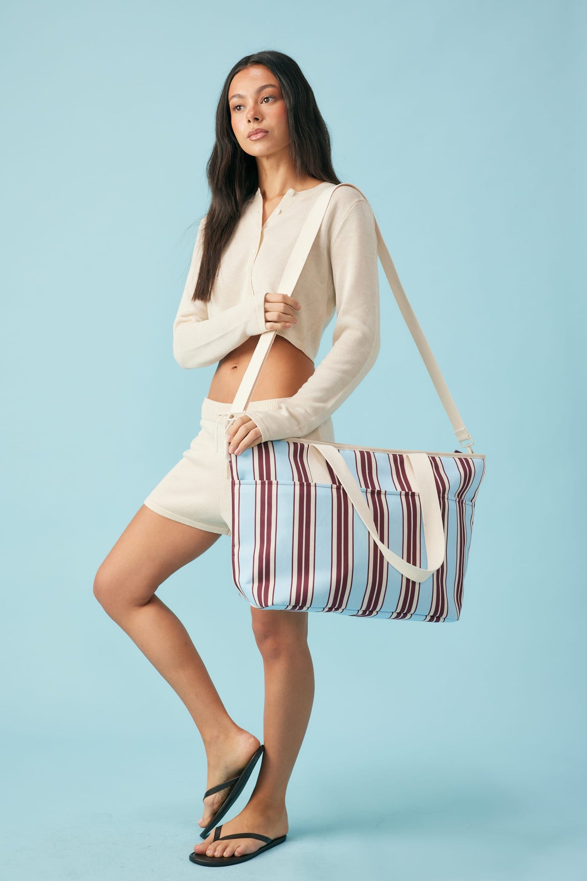 Cooler Base⎮Printed⎮Mulberry Stripe