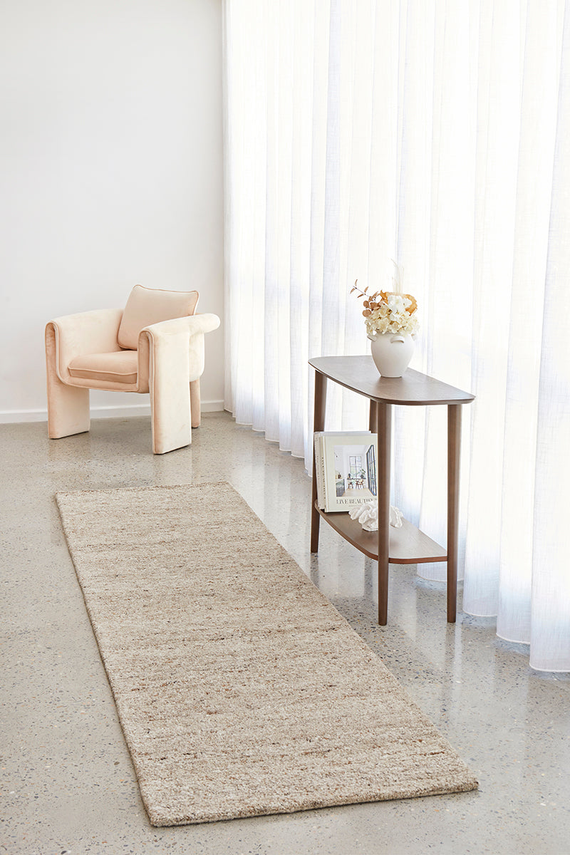 Pebble Beige Runner Rug