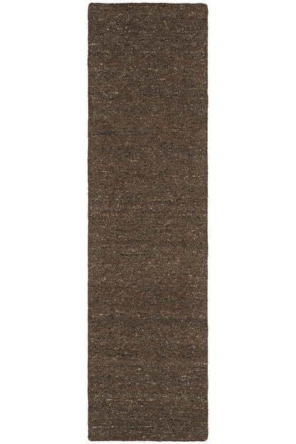 Pebble Brown Runner Rug