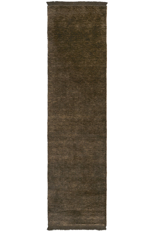Earthbound Bear Brown Runner Rug