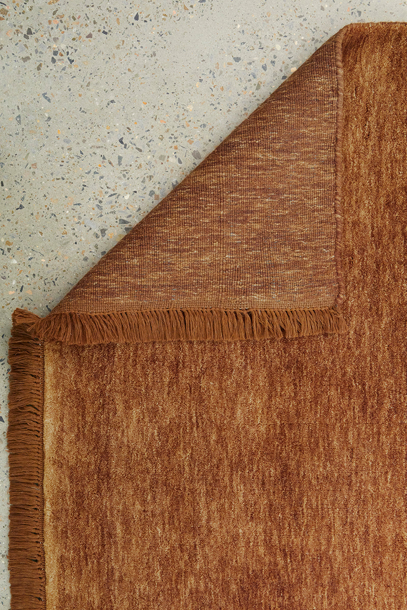 Earthbound Caramel Runner Rug