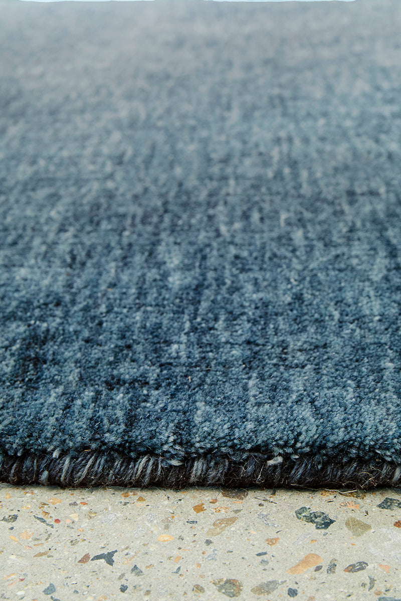 Earthbound Navy Runner Rug
