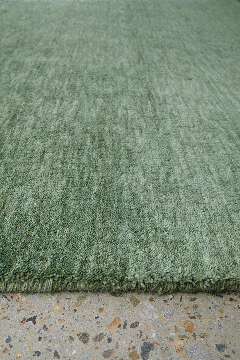 Earthbound Sage Green Runner Rug