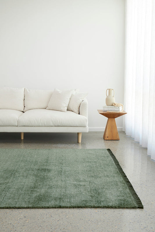 Earthbound Sage Green Rug