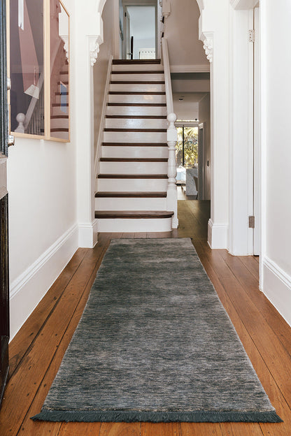 Earthbound Seal Grey Runner Rug