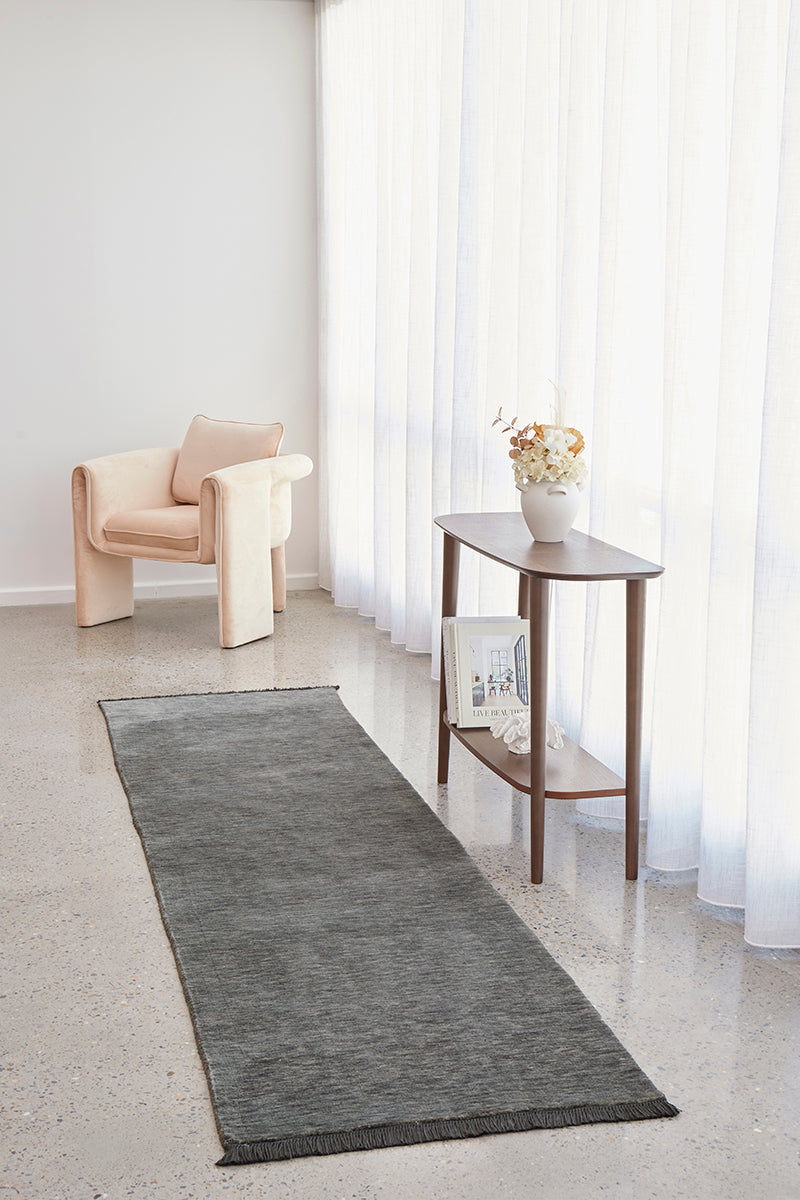 Earthbound Seal Grey Runner Rug