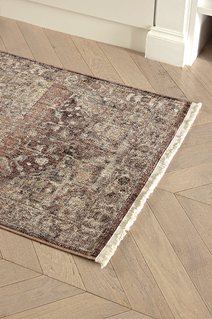 Darren Palmer Heirloom Plum Runner Rug