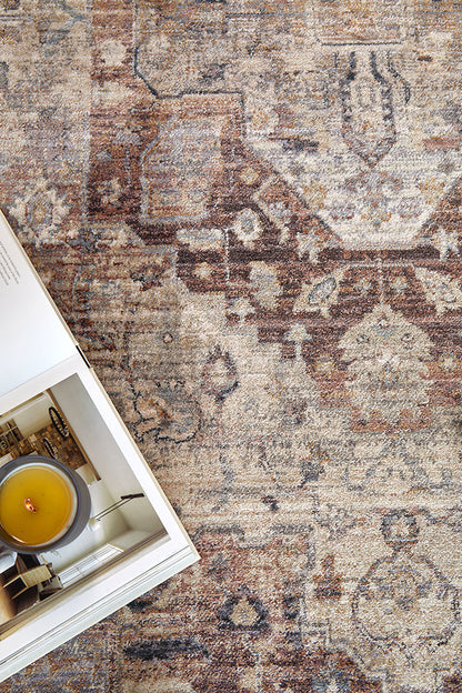 Darren Palmer Heirloom Plum Runner Rug