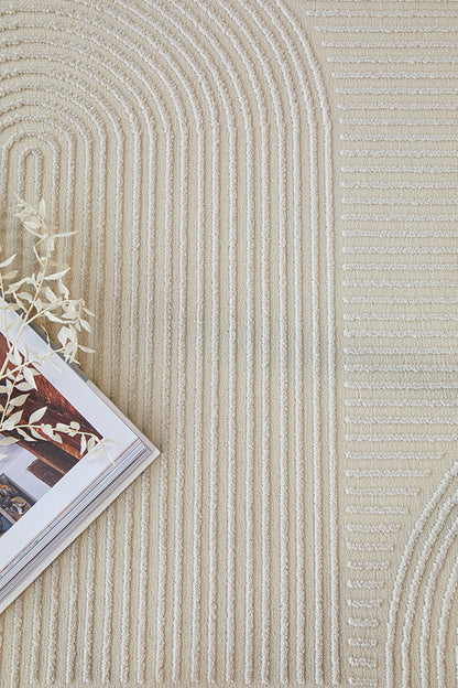Darren Palmer Raking Linen Runner Rug
