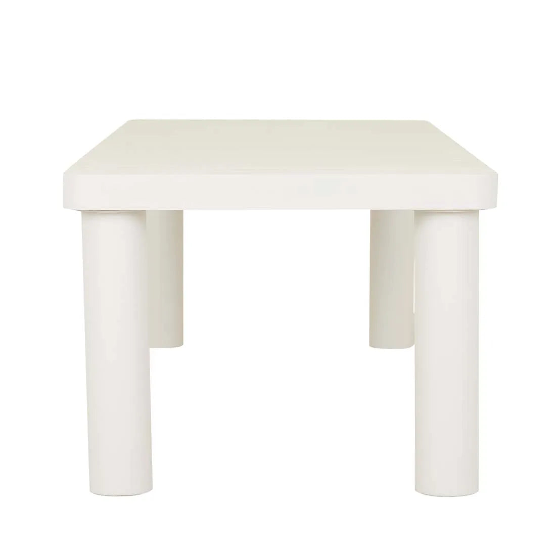 GlobeWest | Frankie Outdoor Dining Table | Aluminium White