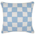 Check Indoor/Outdoor Cushion Pale Blue