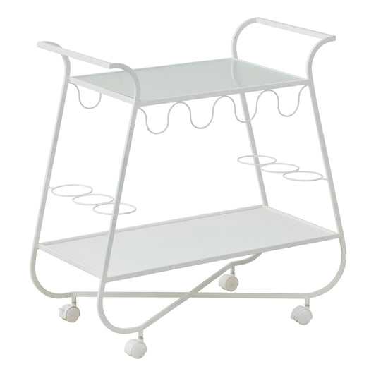 Daisy  Bar Cart⎮Metal⎮White