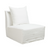 Havre Linen Slipcover Sofa - Armless 1 Seater