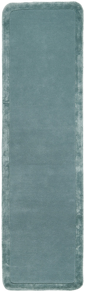 Jewel Curve Blue Runner Rug