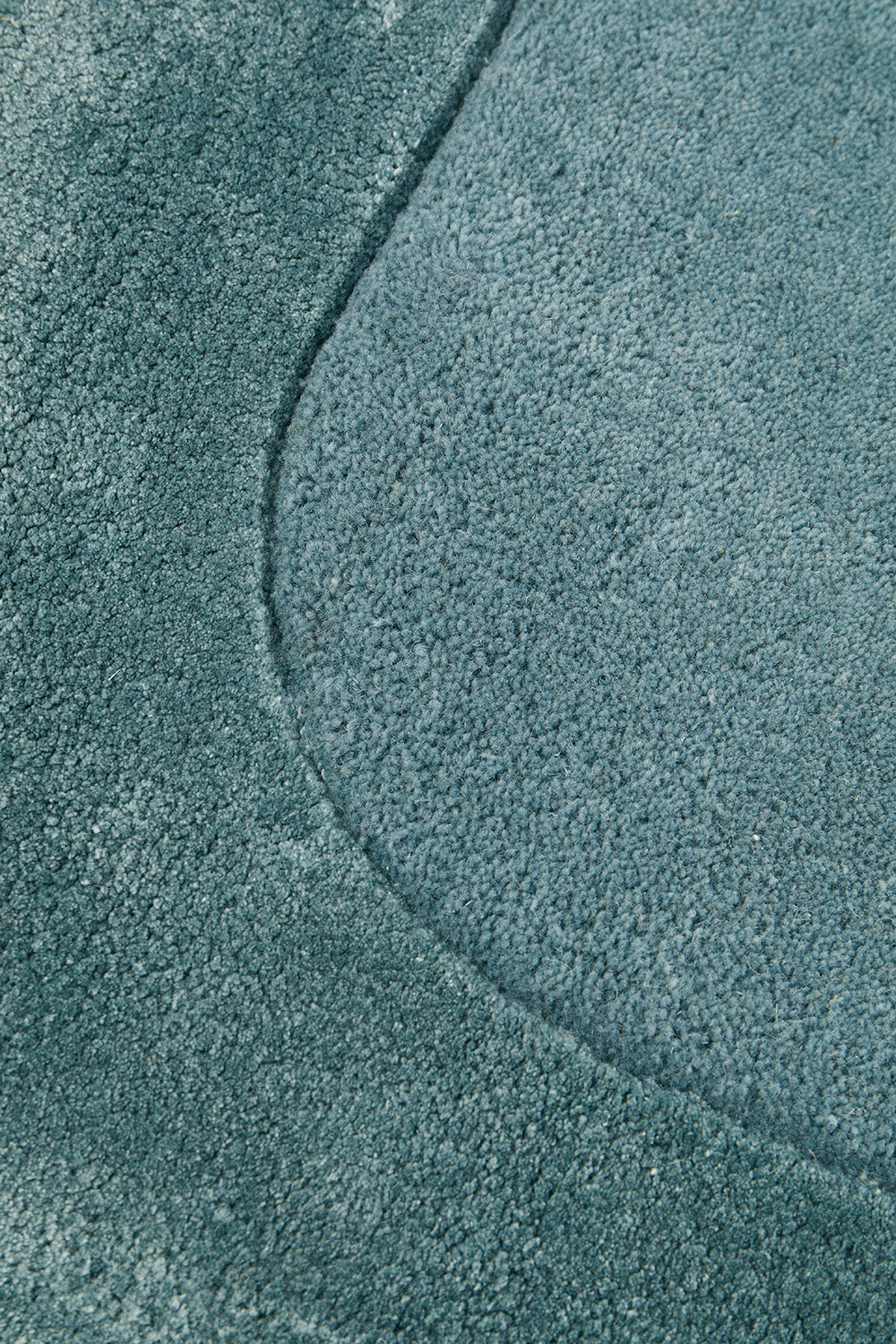 Jewel Curve Blue Rug