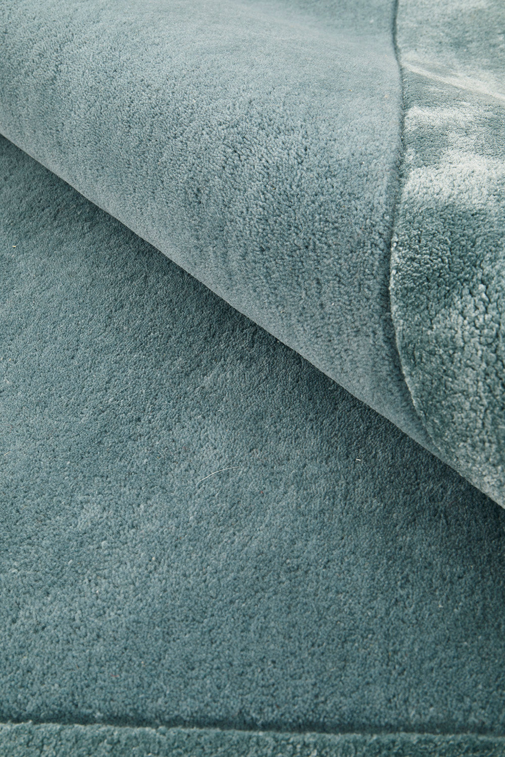 Jewel Curve Blue Rug