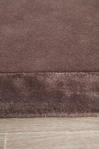 Jewel Curve Grape Runner Rug