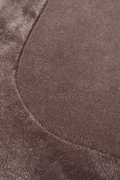 Jewel Curve Grape Runner Rug