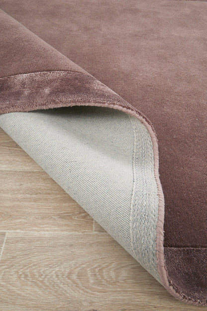 Jewel Curve Grape Runner Rug