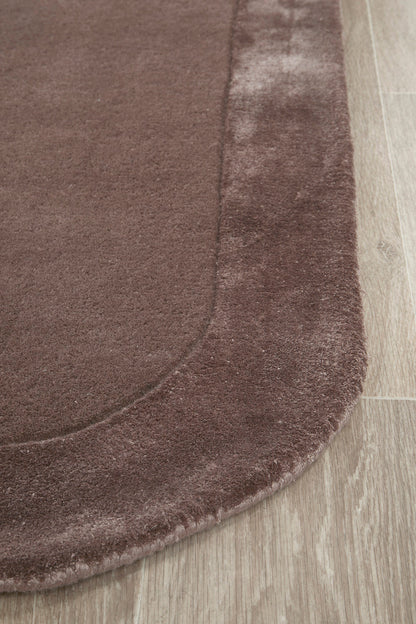 Jewel Curve Grape Rug