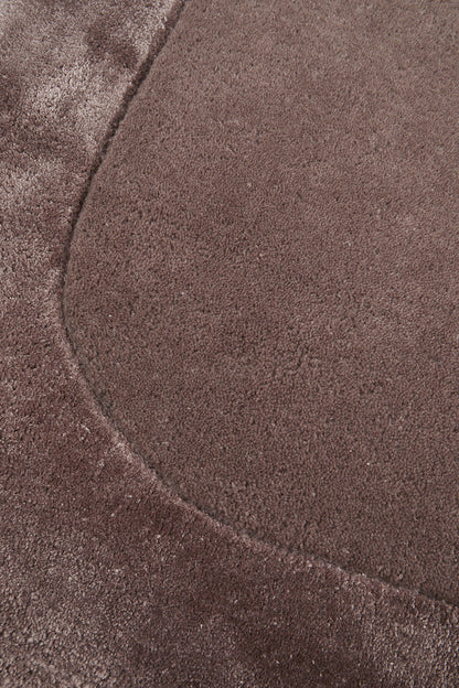 Jewel Curve Grape Rug